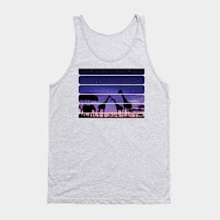 Savanne bei Nacht in Afrika Tank Top